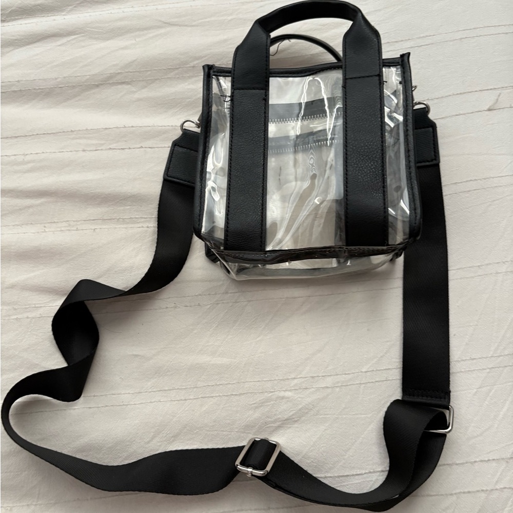 Wild Fable Black and Clear Crossbody Bag
